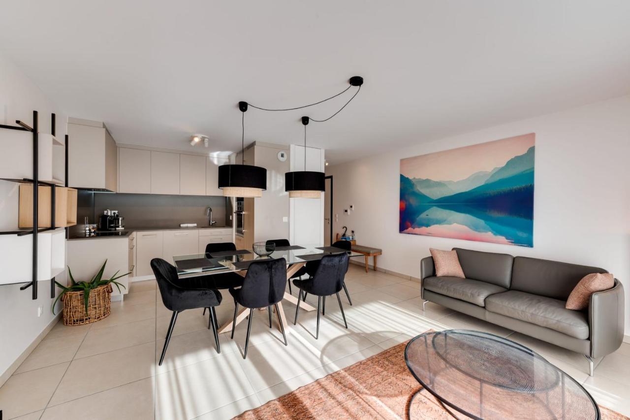 Le Reposoir - New 2 Bedroom Apartment With Terrace & Garage Annecy Exteriör bild