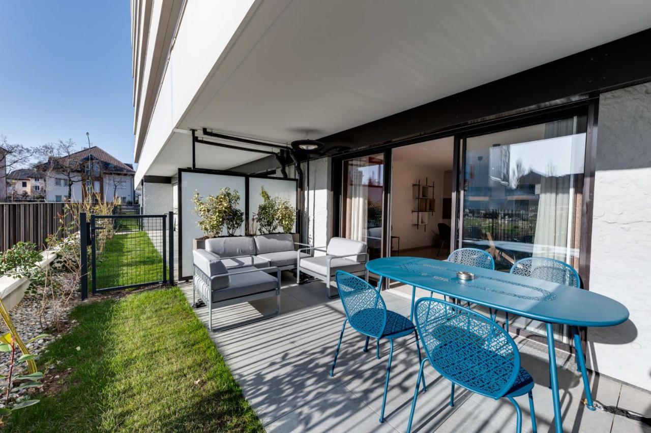 Le Reposoir - New 2 Bedroom Apartment With Terrace & Garage Annecy Exteriör bild